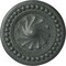 Ekena Millwork Foster Shell Ceiling Medallion (Fits Canopies up to 9 5/8"), 15 3/4"OD x 2"P, Athenian Green Crackle CM15FOAGC - alternate 1